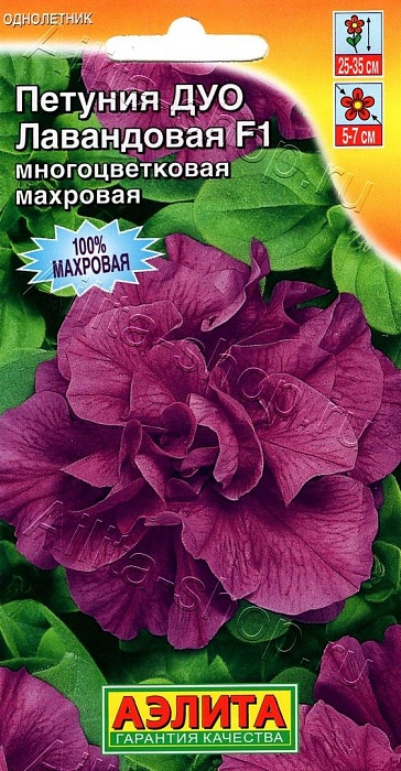 картинка Петуния Дуо Лавандовая F1 5шт ц/п (Аэлита) магазин Одежда+ являющийся официальным дистрибьютором в России 