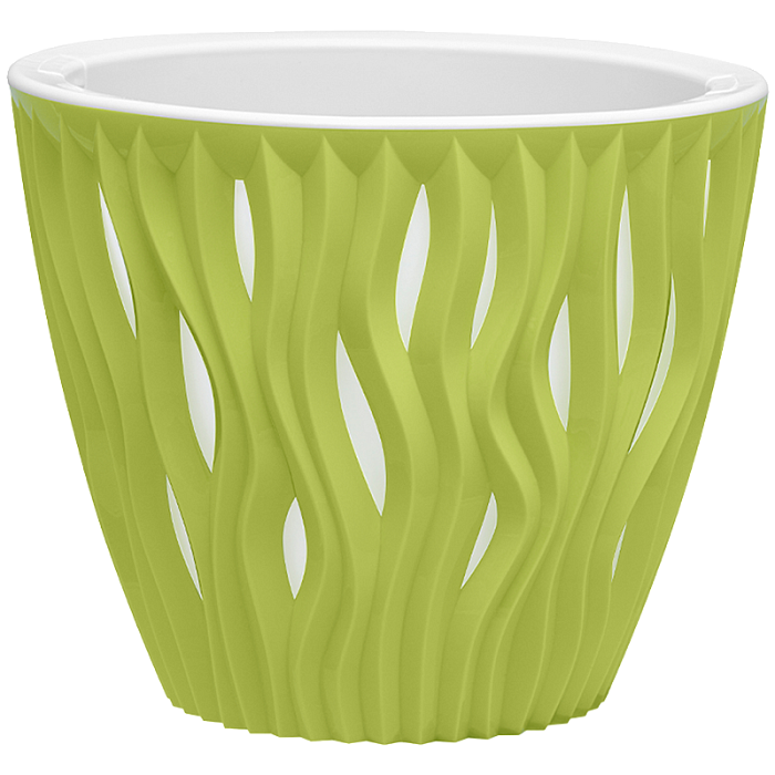 картинка Кашпо Вдохновение 4,5л фисташковый КШ-7941 (ВМС) магазин Одежда+ являющийся официальным дистрибьютором в России 