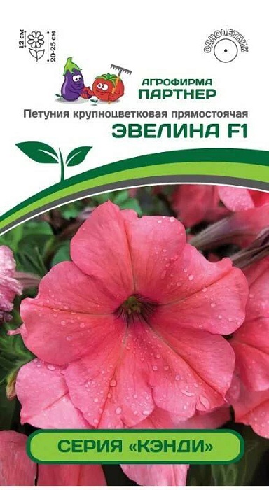 картинка Петуния Эвелина F1 5шт (Партнер) серия Кэнди магазин Одежда+ являющийся официальным дистрибьютором в России 