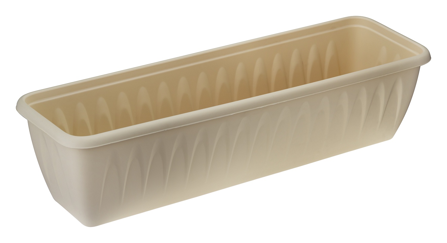 Ящик балконный Алиция с/п 60 белая глина М3215 (М пласт)