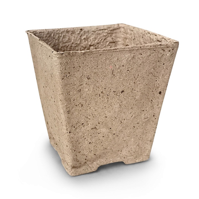 картинка Торфогоршки 95*95*100мм квадратные с улучш.дном (ГазонСити) 10/90 магазин Одежда+ являющийся официальным дистрибьютором в России 