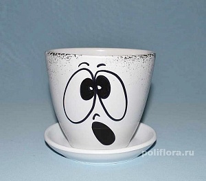 Горшок керамич Настроение 2,5л (Беларусь)