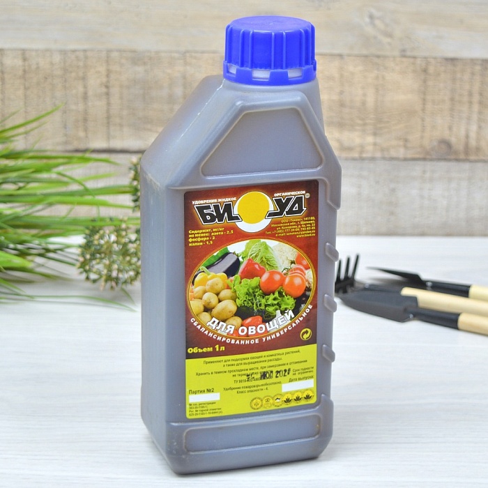 картинка Удобрение жидкое органич.БИУД марки Конский Овощной Универсальный 1л (Тонэкс) 4/16 магазин Одежда+ являющийся официальным дистрибьютором в России 