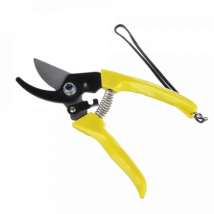 картинка Секатор 17см сталь/пластик 682152 магазин Одежда+ являющийся официальным дистрибьютором в России 