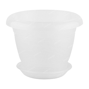 Горшок д/орхидей Фестона 22 3,3л с/п прозрачный (Техпласт)