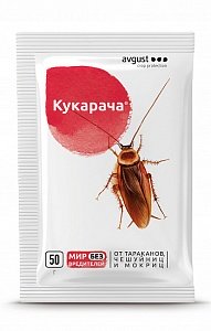 Кукарача 50г (Август) 10/150 от тараканов