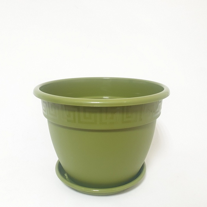 картинка Кашпо Антик 36 папоротник 16,6л (Техпласт) магазин Одежда+ являющийся официальным дистрибьютором в России 