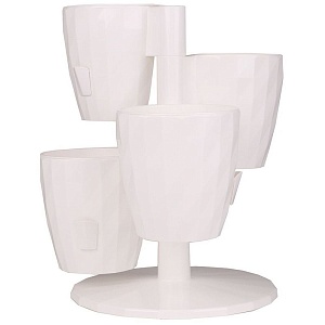 Кашпо Каскад RUBY Квадро Пудра 1л КШ-8690 ВМС