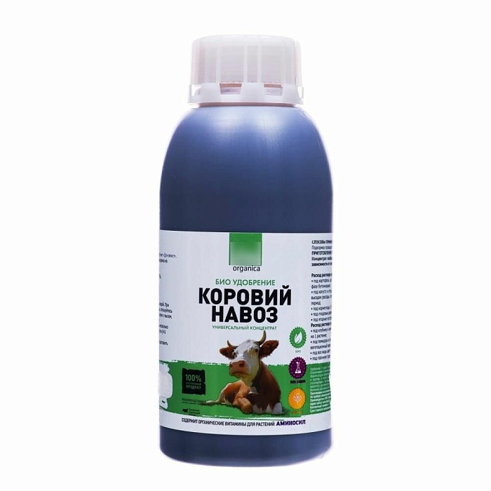 картинка Коровий навоз 0,5л Viva концентрат (Аминосил) 3/9 магазин Одежда+ являющийся официальным дистрибьютором в России 