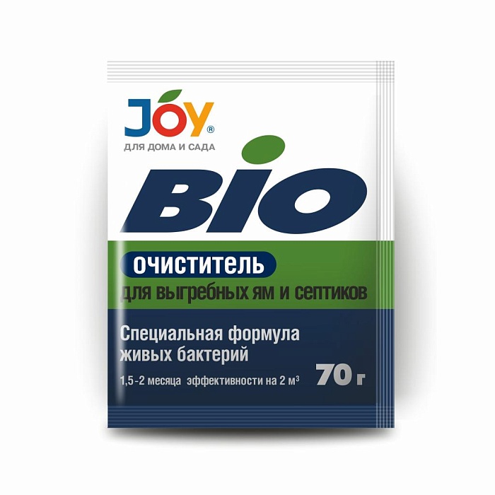 БИОочиститель для выгребных ям и септиков 70г *(JOY) 5/20 водорастворимый