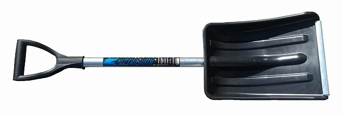 картинка Лопата снег. Авто 275*365 с алюм.план.,алюм/чер,V-ручка  магазин Одежда+ являющийся официальным дистрибьютором в России 