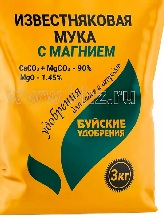 картинка Известняковая мука с магнием 3кг (БХЗ) 3/6 магазин Одежда+ являющийся официальным дистрибьютором в России 