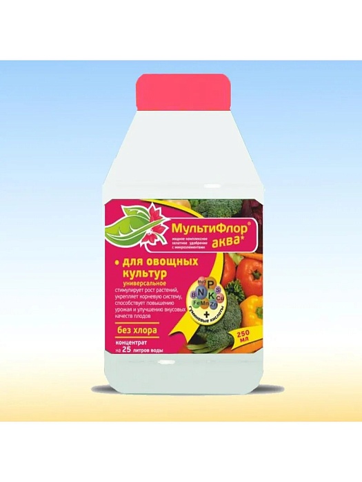 картинка Мультифлор АКВА Овощное Универсальное 250мл (ЕвроС-х) 5/15 магазин Одежда+ являющийся официальным дистрибьютором в России 