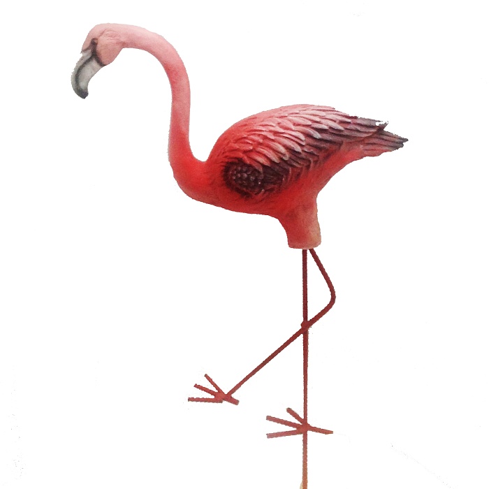 Фигура Фламинго (длина 13см, ширина 30см, высота 17см, вес 0,8кг) 