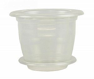 Горшок для орхидей 2,0л прозрачный М1605 (Альтернатива) 