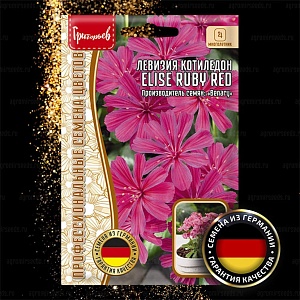 Левизия Elise Ruby Red котиледон 3шт (Григорьев)