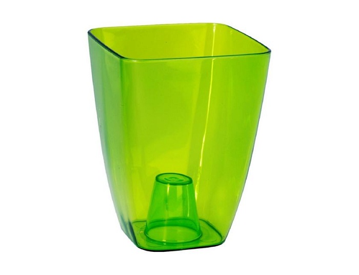 картинка Горшок для Орхидеи 150мм Изумруд магазин Одежда+ являющийся официальным дистрибьютором в России 