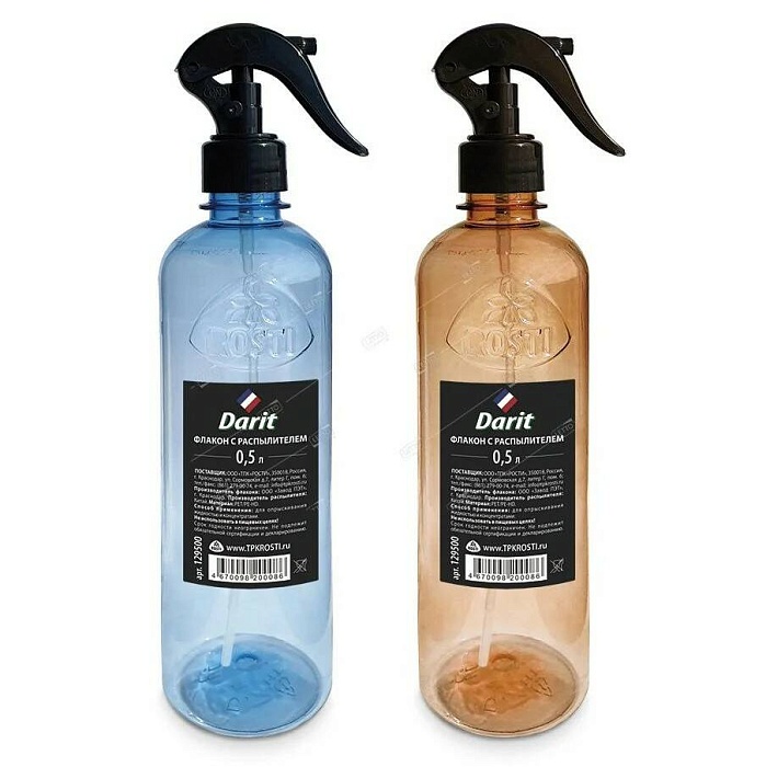 картинка Опрыскиватель 0,5л с мелкодисперсным распыл. и шкалой (Дарит) 5/30 магазин Одежда+ являющийся официальным дистрибьютором в России 