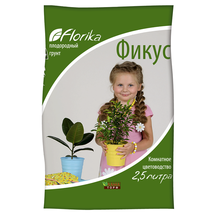 картинка Грунт Флорика Фикус Пальма 2,5л (ЛамаТ) 6/12/720 магазин Одежда+ являющийся официальным дистрибьютором в России 