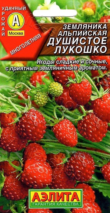 картинка Земляника Душистое лукошко 0,03г ц/п (Аэлита) магазин Одежда+ являющийся официальным дистрибьютором в России 