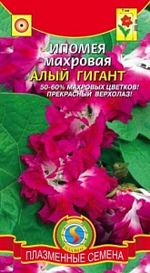 Ипомея Алый Гигант 5шт (ПлазмаС) махровая