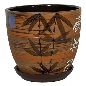 Горшок керамич Бамбук 1,0л (Белорусия)