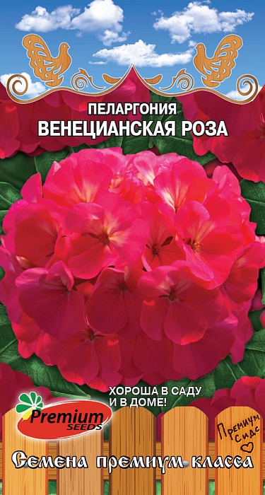 Пеларгония Венецианская роза F1 5шт ц/п (ПрСидс)