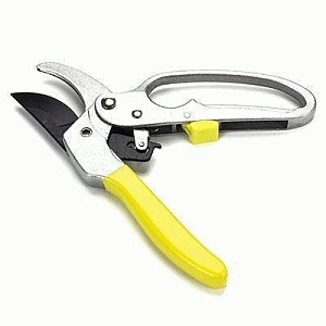 Секатор 20,5см усиленный, сталь/ручки алюм, храп.механизм 682151