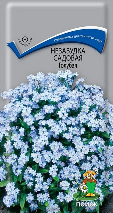 картинка Незабудка Голубая садовая 0,2г ц/п (Поиск) магазин Одежда+ являющийся официальным дистрибьютором в России 