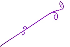 Держатель д/орхидей Лиана Н-61см фиолетовый (Стайл)