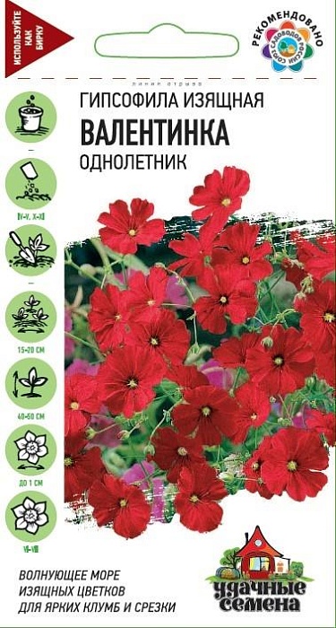 картинка Гипсофила Валентинка изящная 0,1г ц/п (Гавриш) Уд.с. магазин Одежда+ являющийся официальным дистрибьютором в России 