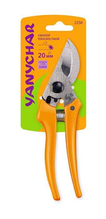 картинка Секатор Янычар плоскостной 2258 (ЦИТ) магазин Одежда+ являющийся официальным дистрибьютором в России 