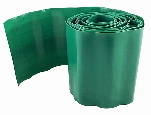 Бордюрная лента Волна 15см*9м зеленая (СудРТП)