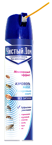 Дихлофос (аэрозоль) Чистый Дом Универсальный 600мл дв.распыление (ТехЭкс) 4/24