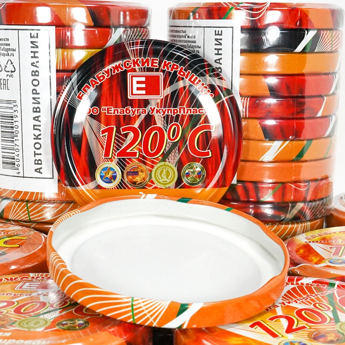 картинка Крышка Твист 82 для автоклавирования (Елабужские крышки) 20/240/17280 магазин Одежда+ являющийся официальным дистрибьютором в России 