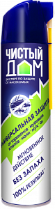 Дихлофос (аэрозоль) Чистый Дом Универсальный 400мл дв.расп.(ТехЭкс) 4/24