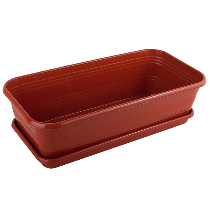 картинка Ящик балконный Стелла с/п 50 12,5*16*50 цветной У3369 (АгроП) магазин Одежда+ являющийся официальным дистрибьютором в России 