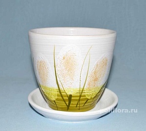 Горшок керамич Котики 0,35л (Беларусь)