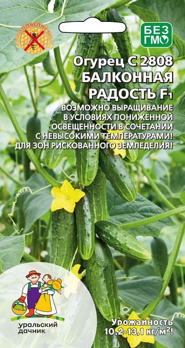 картинка Огурец Балконная Радость F1 ц/п (УД)  магазин Одежда+ являющийся официальным дистрибьютором в России 