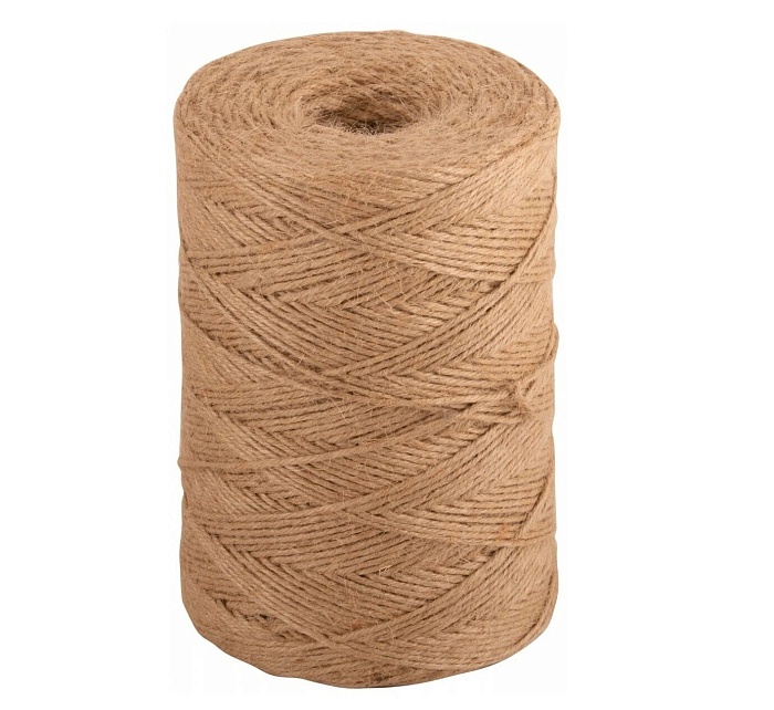 картинка Шпагат джутовый СУПЕР 2х нит.1250текс по 1000г (Спринт) магазин Одежда+ являющийся официальным дистрибьютором в России 
