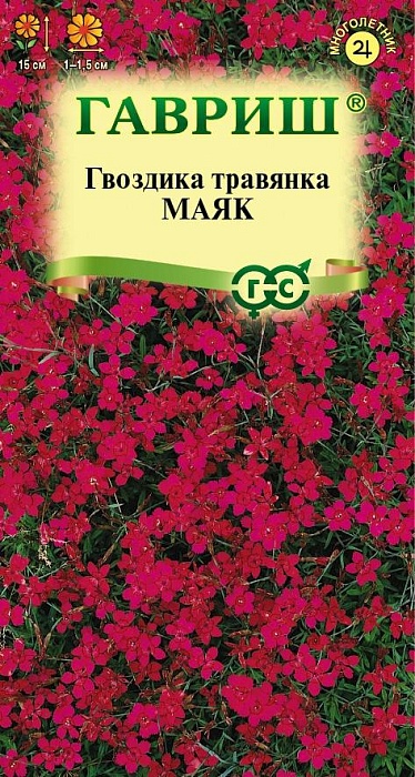 картинка Гвоздика травянка Маяк 0,05г ц/п (Гавриш)  магазин Одежда+ являющийся официальным дистрибьютором в России 
