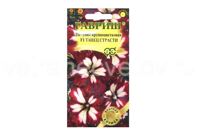 картинка Петуния Танец страсти F1 7шт ц/п (Гавриш) Элит.клумба магазин Одежда+ являющийся официальным дистрибьютором в России 