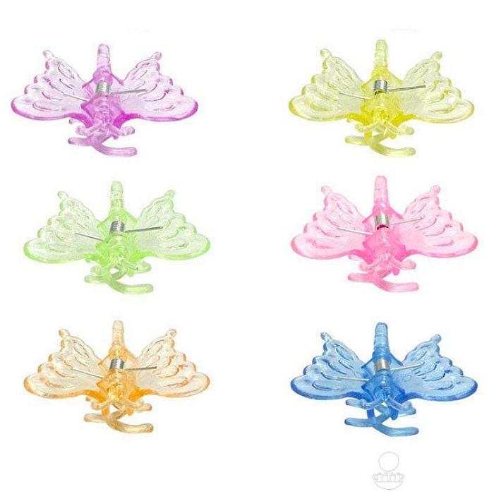 картинка Клипса для фикс.растений Бабочка (уп.6шт) 09006 (Listok)  магазин Одежда+ являющийся официальным дистрибьютором в России 