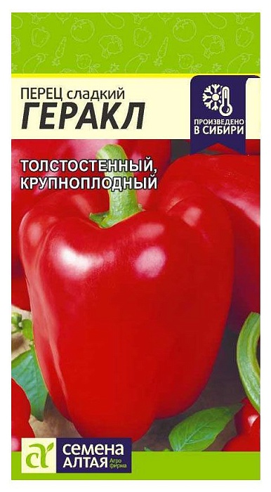 картинка Перец Геракл 0,1г ц/п (СемАлт) магазин Одежда+ являющийся официальным дистрибьютором в России 