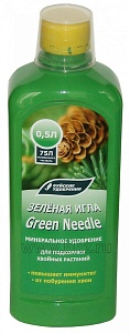 ЖКУ Зеленая игла д/хвойных 0,5л концентрат (БХЗ) 6/12