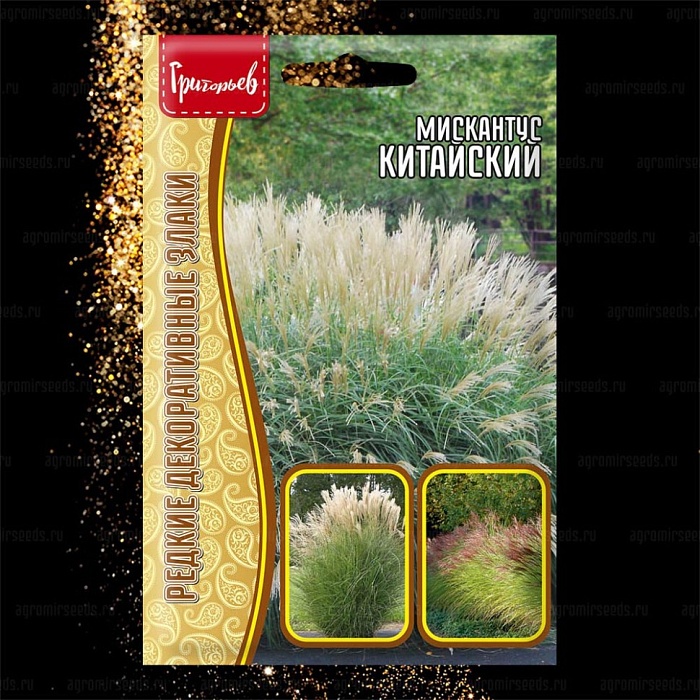 картинка Мискантус Китайский 0,05г (Григорьев) магазин Одежда+ являющийся официальным дистрибьютором в России 