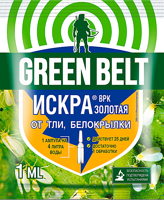 картинка Искра золотая 1мл от тли (ТехЭкс) 10/75 магазин Одежда+ являющийся официальным дистрибьютором в России 