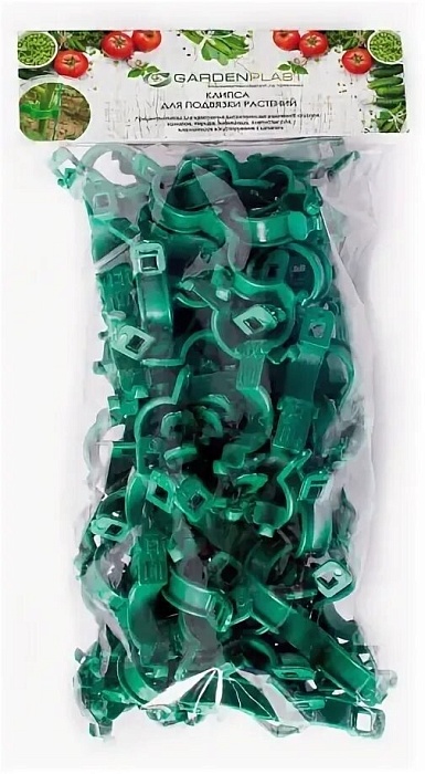 картинка Клипса для крепления растений (упак100шт) арт.50114 (Гарденпласт) 2/100 магазин Одежда+ являющийся официальным дистрибьютором в России 