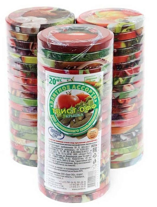 картинка Крышка Твист 82лит Элитное ассорти 20/240  магазин Одежда+ являющийся официальным дистрибьютором в России 