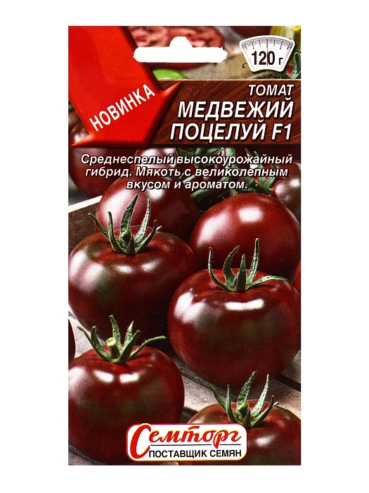 картинка Томат Медвежий поцелуй F1 10шт ц/п (Семторг) магазин Одежда+ являющийся официальным дистрибьютором в России 